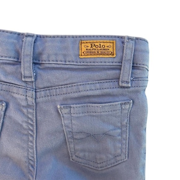 Polo Ralph Lauren Kids 3T Purple Tompkins Skinny Jeans Casual Light Wash Elastic - Picture 1 of 10
